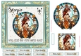 Scorpio Birthday 7x7ins Decoupage Topper 5