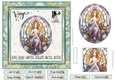 Virgo Birthday 7x7ins Decoupage Topper 2
