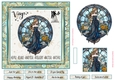 Virgo Birthday 7x7ins Decoupage Topper 4