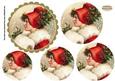 Lady in Red Christmas Vintage Topper