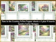 Time in the Country 6 x 7x7ins Topper sheets & 4 Matching Inserts