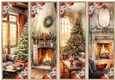 Christmas Time Bookmarks 1