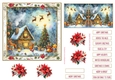 Christmas Joy Vintage Decoupage 6x6ins Topper 15