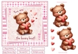 You are the beary best 7x7ins Decoupage Topper