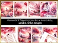 Romance & Anniversary 8 Toppers 7x7ins & 2 x Inserts kit 4