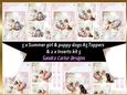 Summer day girl 5 x Puppy dog topper sheets with inserts kit 5