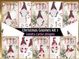Christmas Gnomes 6 sheets with Inserts kit 1