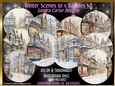 Christmas Winter Scenes 10 x baubles kit