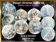 Vintage Christmas 10 x bauble kit