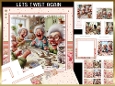 Lets twist again 6x6ins topper kit
