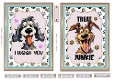 Doggie vibes 2 x 5x7ins toppers sheet 1