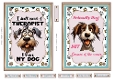 Doggie vibes 2 x 5x7ins toppers sheet 2