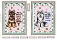 Doggie vibes 2 x 5x7ins toppers sheet 5