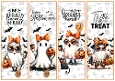 Halloween Ghosty Girls 4 x bookmarks 1