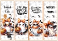 Halloween Ghosty Girls 4 x bookmarks 2