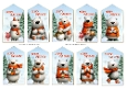 Christmas Polar Bear x 10 gift tags sheet 1