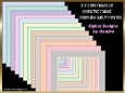 Stylish Stripe pattern 12 x 8x8ins Frames kit