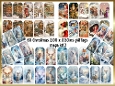 Christmas 60 x gift tags 2x3.5ins Vintage & Whimsical kit 1