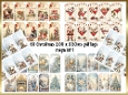 Christmas 60 x gift tags 2x3.5ins Vintage & Whimsical kit 2