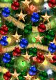 Christmas Baubles Background