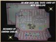 Baby Girl Easel Card Kit with Envelope