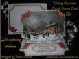 Vintage Christmas Church Service Easel card kit