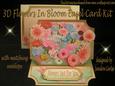 Flowers in Bloom Birthday Easel Card Kit with Envelope
