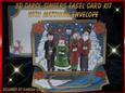 Christmas Carol Singers Easel Card Kit