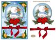 Cute Christmas Snowman Decoupage Topper