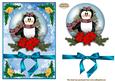 Christmas Penguin Snowglobe Topper