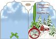 Christmas in the Snow Folded Card 1