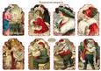 8 Vintage Christmas Gift Tags