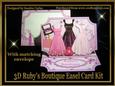 Birthday Rubys Boutique Female Easel Card Kit