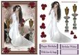 Lady in White Decoupage Topper