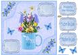 Butterflies Birthday Decoupage Topper