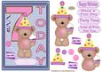 Happy 7th Birthday childrens decoupage Topper