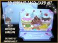 Cupcake Birthday Easel Card Kit