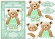Pretty in Green Ballerina Card Front