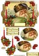 Christmas Vintage Santa Topper 1