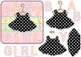 New Baby Girl 6x6ins Card Front