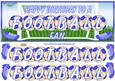 A Football Fan Large Dl Card Front