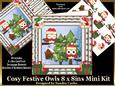 Christmas Cosy Festive Owls 8 x 8ins Mini Kit