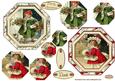 Vintage Christmas Pyramid Toppers x 2 Sheet