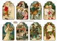8 x Christmas Gift Tags Sheet 1