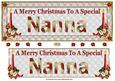 Nanna Large Dl Christmas Card Front