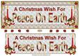 Peace on Earth Christmas Dl Card Front