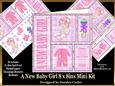 A New Baby Girl 8 Square Mini Kit