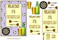 Relax Dad It's Father's Day Pyramid Card Front