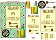 Relax Dad It's Father's Day Pyramid Card Front 1