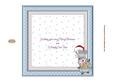 Happy Feet at Christmas 7x7ins Insert